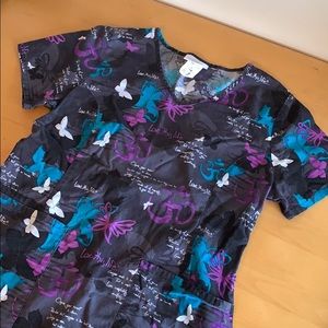 Love This Life Scrub Top